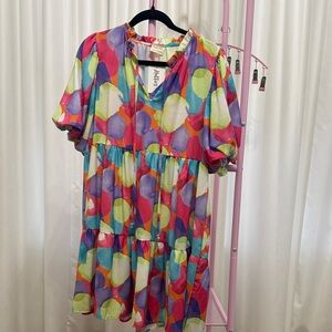 Peach Love California Multicolor  Dress